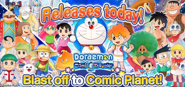 Article image for: CTW Launches Doraemon Comic Traveler Role-Playing Game From The Beloved Franchise