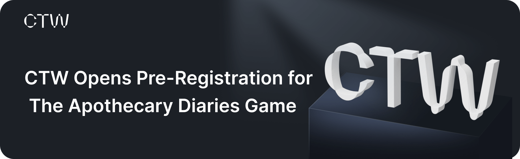 CTW Opens Pre-Registration for The Apothecary Diaries Game
