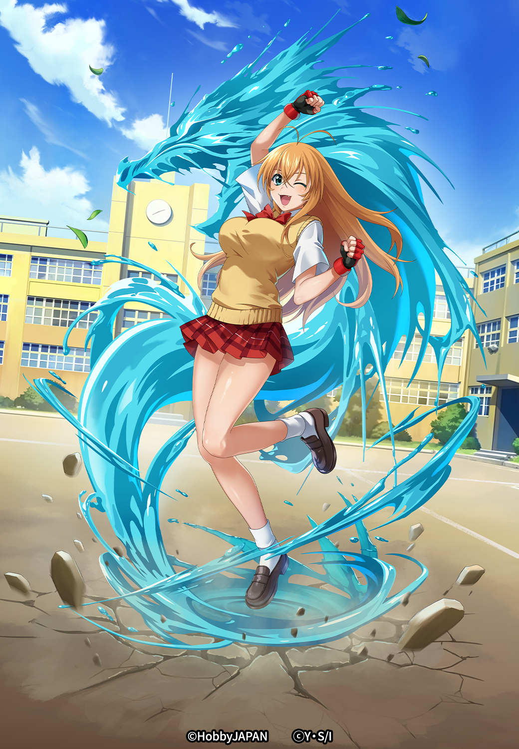 First-ever crossover between Queen's Blade Limit Break and anime